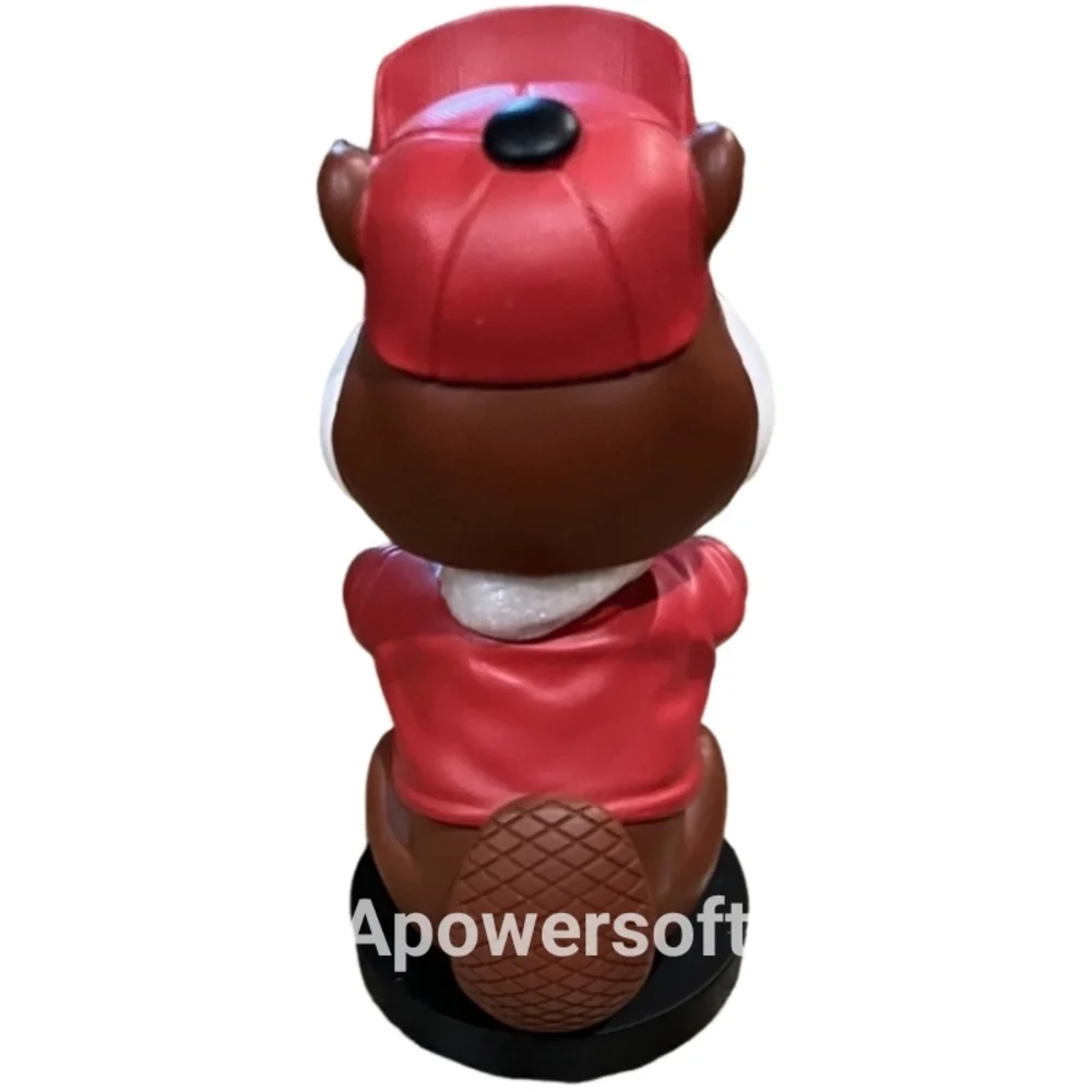 Buc-ee's Beaver Bobblehead - Red and Brown